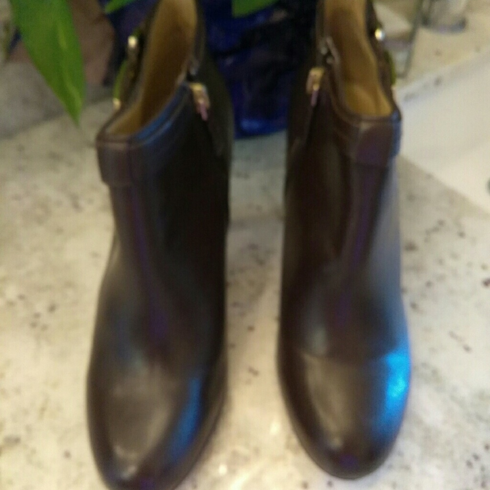 Authentic Coach Leather Booties - image 2